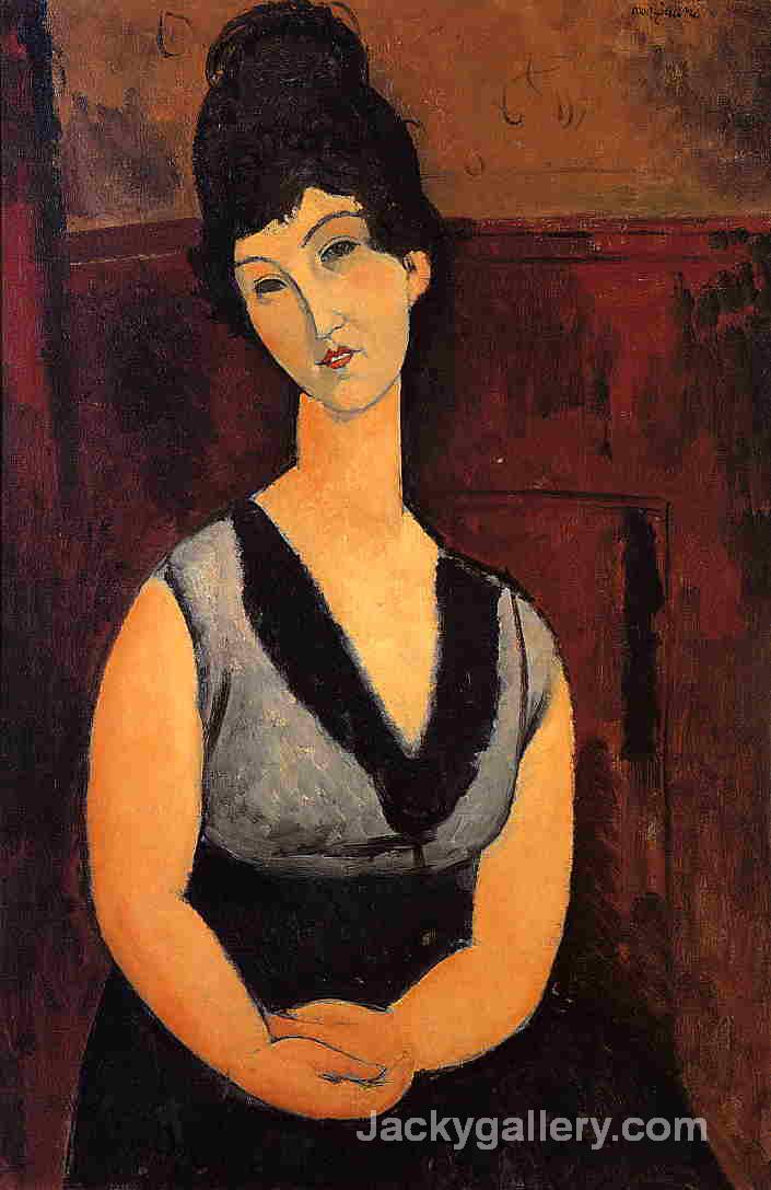 The Beautiful Confectioner by Amedeo Modigliani paintings reproduction